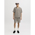 Jack & Jones Jack & Jones Men's Blouse & Shorts Co-ord Set JORNANTUCKET Solid Taupe