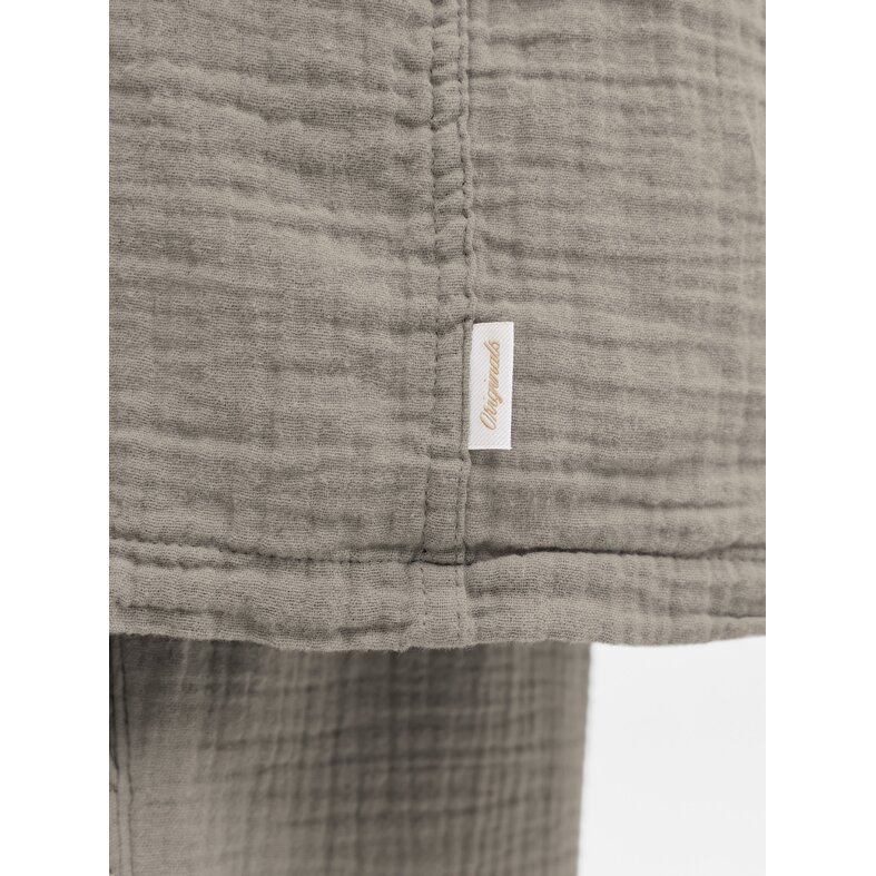 Jack & Jones Jack & Jones Heren Blouse & Shorts Co-ord Set JORNANTUCKET Effen Taupe