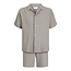 Jack & Jones Jack & Jones Men's Blouse & Shorts Co-ord Set JORNANTUCKET Solid Taupe