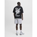 Jack & Jones Jack & Jones Heren Korte Broek JPSTGORDON Interlock 2-Pack Effen Grijs/Zwart