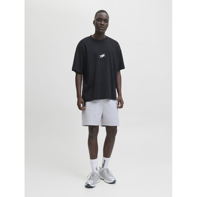 Jack & Jones Jack & Jones Men's Shorts JPSTGORDON Interlock 2-Pack Plain Gray/Black