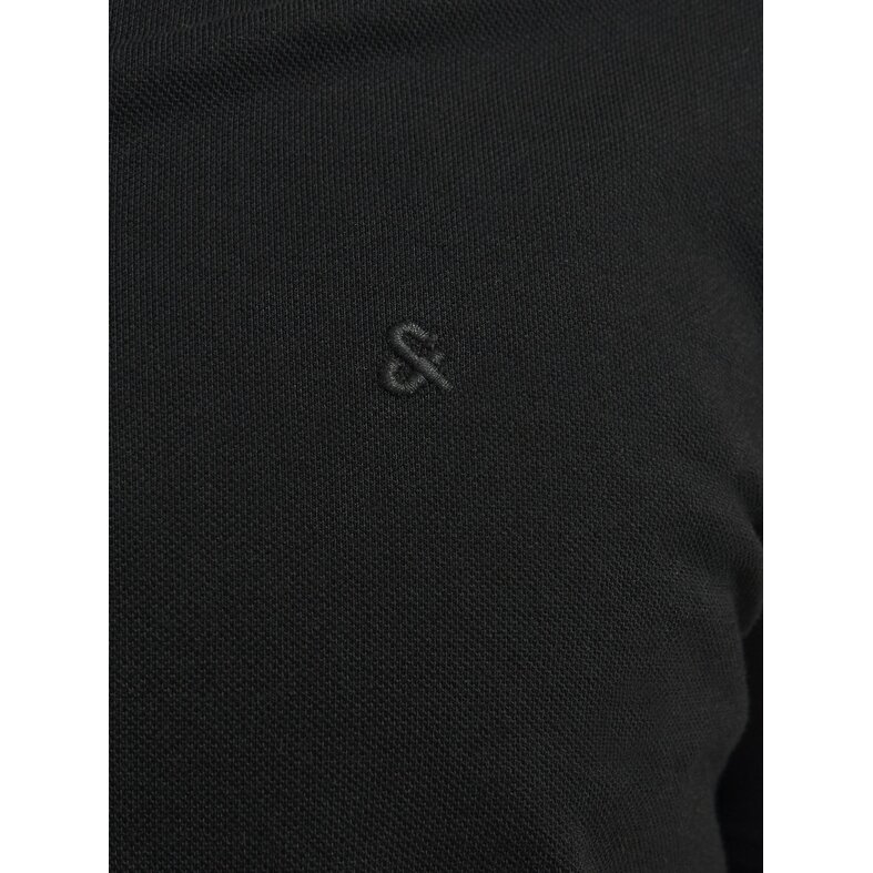 Jack & Jones Jack & Jones Heren Polo JJEPAULOS Zwart