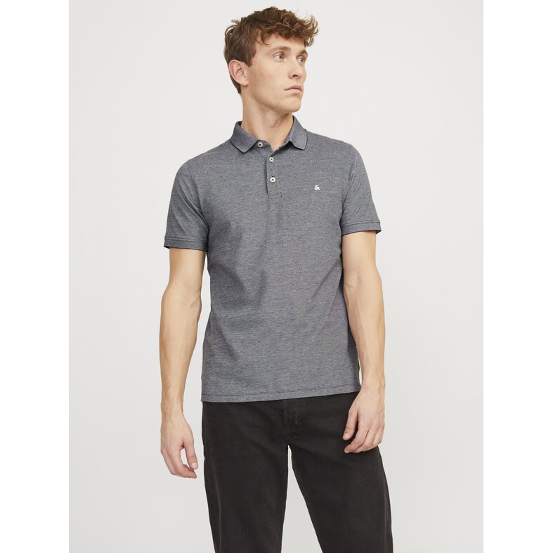 Jack & Jones Jack & Jones Heren Polo JJEPAULOS Grijs