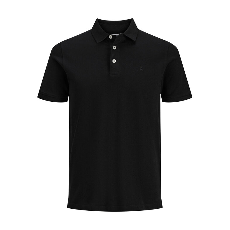 Jack & Jones Jack & Jones Heren Polo JJEPAULOS Zwart