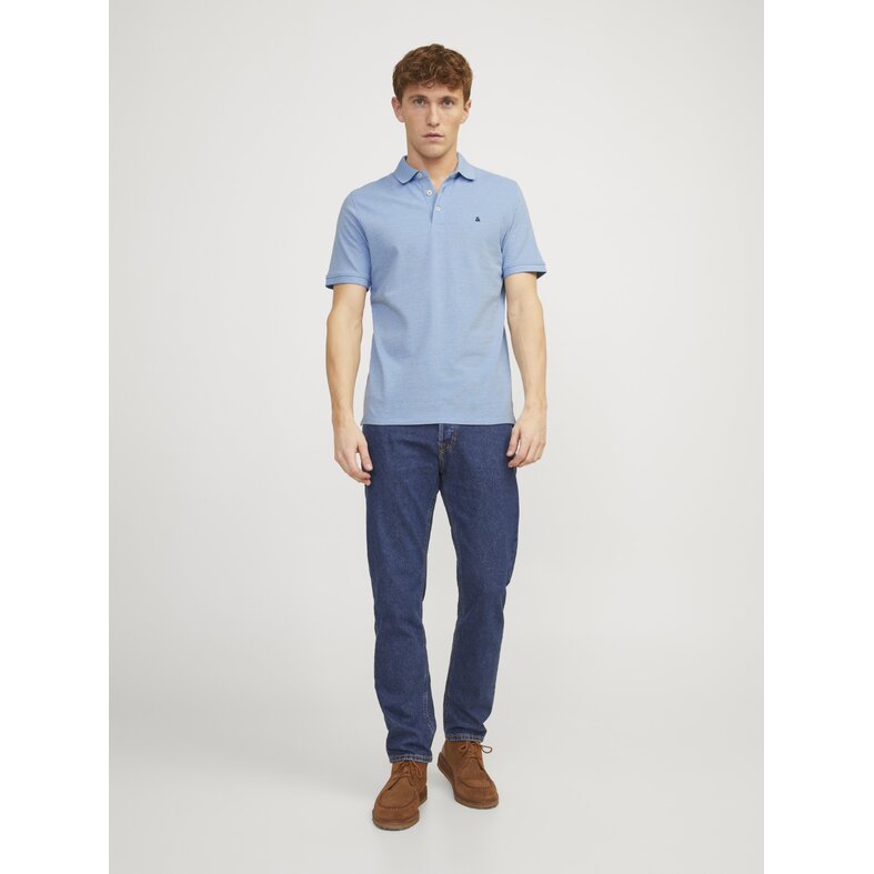 Jack & Jones Jack & Jones Heren Polo JJEPAULOS Blauw