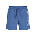 Jack & Jones Junior Jack & Jones Junior Jongens Zwemshort JPSTMAUI WAVE Logo Blauw