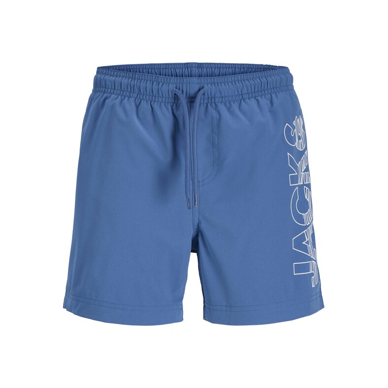 Jack & Jones Junior Jack & Jones Junior Boys Swim Short JPSTMAUI WAVE Logo Blue