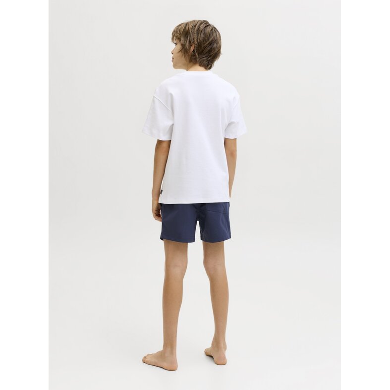 Jack & Jones Junior Jack & Jones Junior Boys Swim Short JPSTMAUI SURF Double Waistband Plain Dark Blue