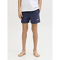 Jack & Jones Junior Jack & Jones Junior Boys Swim Short JPSTMAUI SURF Double Waistband Plain Dark Blue