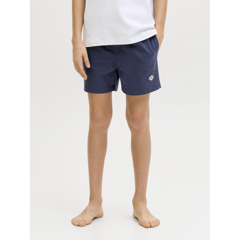 Jack & Jones Junior Jack & Jones Junior Boys Swim Short JPSTMAUI SURF Double Waistband Plain Dark Blue