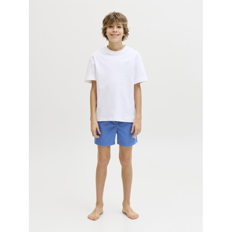 Jack & Jones Junior Jack & Jones Junior Boys Swim Short JPSTMAUI SURF Double Waistband Solid Blue
