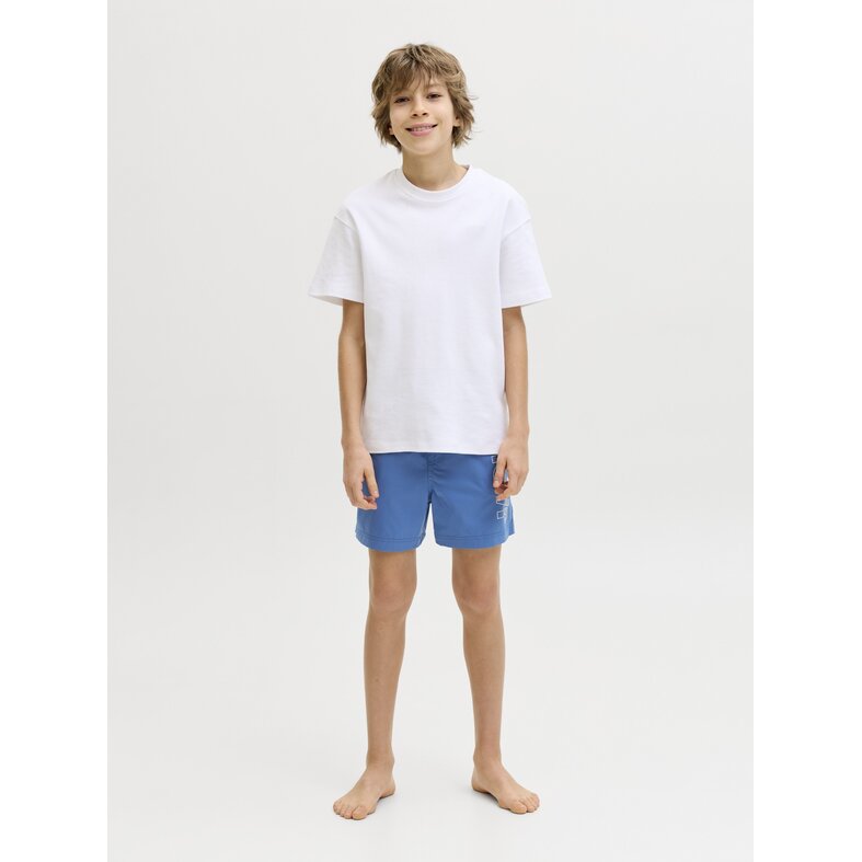 Jack & Jones Junior Jack & Jones Junior Boys Swim Short JPSTMAUI WAVE Logo Blue