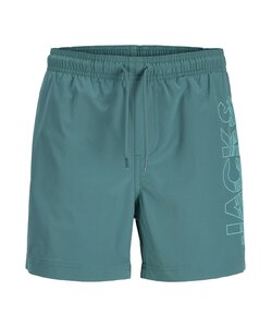 Jack & Jones Junior Jongens Zwemshort JPSTMAUI WAVE Logo Groen