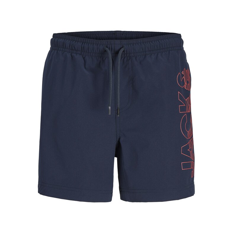 Jack & Jones Junior Jack & Jones Junior Boys Swim Short JPSTMAUI WAVE Logo Dark Blue