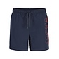 Jack & Jones Junior Jack & Jones Junior Jongens Zwemshort JPSTMAUI WAVE Logo Donkerblauw