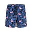 Jack & Jones Junior Jack & Jones Junior Jongens Zwemshort JPSTMAUI VIBES Donkerblauw Flamingo/Palm Print