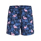 Jack & Jones Junior Jack & Jones Junior Jongens Zwemshort JPSTMAUI VIBES Donkerblauw Flamingo/Palm Print