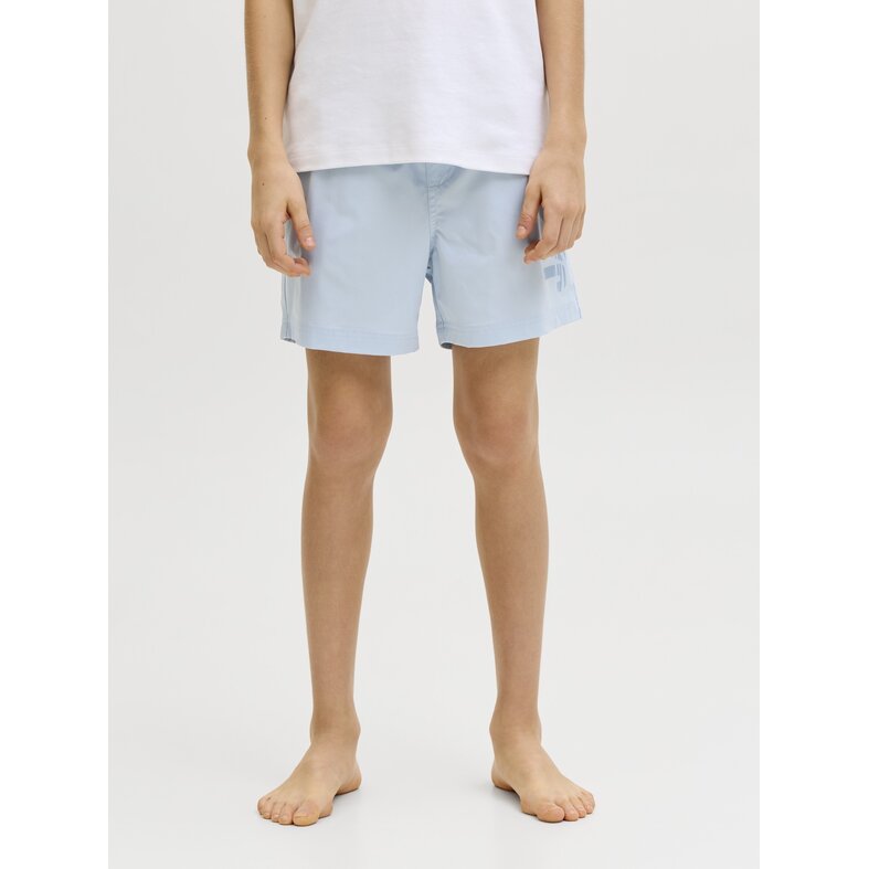 Jack & Jones Junior Jack & Jones Junior Jongens Zwemshort JPSTMAUI WAVE Logo Lichtblauw