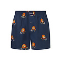 Happy Shorts Happy Shorts Men's Wide Boxer Shorts Holland Dark Blue Lion