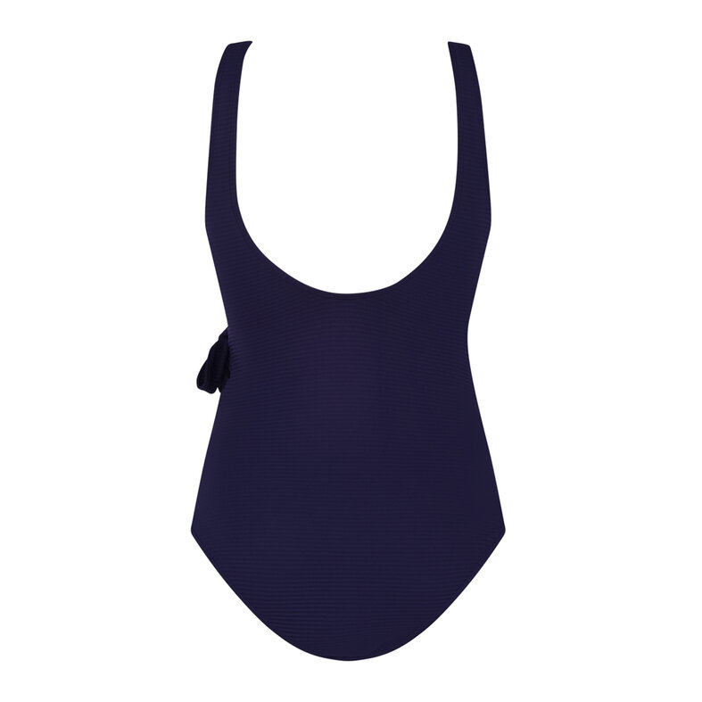 Ten Cate Ten Cate Ladies Swimsuit V-Neck Padded Dark Blue Plain