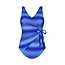 Ten Cate Ten Cate Ladies Swimsuit V-Neck Padded Blue Striped