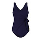 Ten Cate Ten Cate Ladies Swimsuit V-Neck Padded Dark Blue Plain