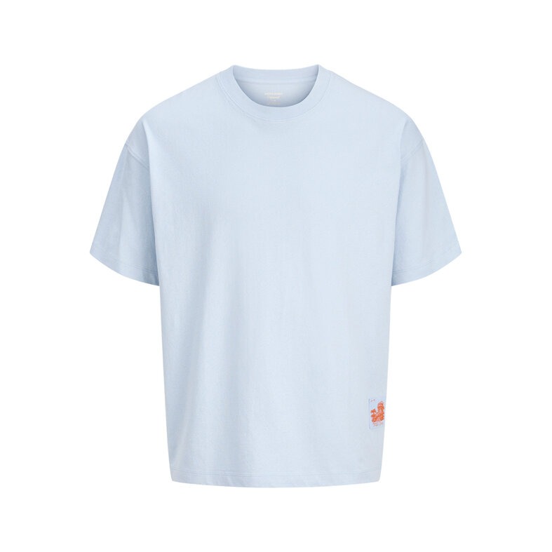Jack & Jones Jack & Jones Men's Backprint T-Shirt JORCOTEDAZUR Light Blue/Orange
