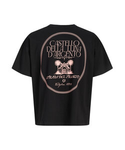 Jack & Jones Men's Backprint T-Shirt JORCOTEDAZUR Black/Light Red