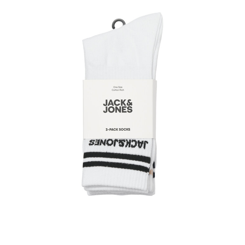 Jack & Jones Jack & Jones Men's Socks JACOLLIE STATEMENT 3-Pack White