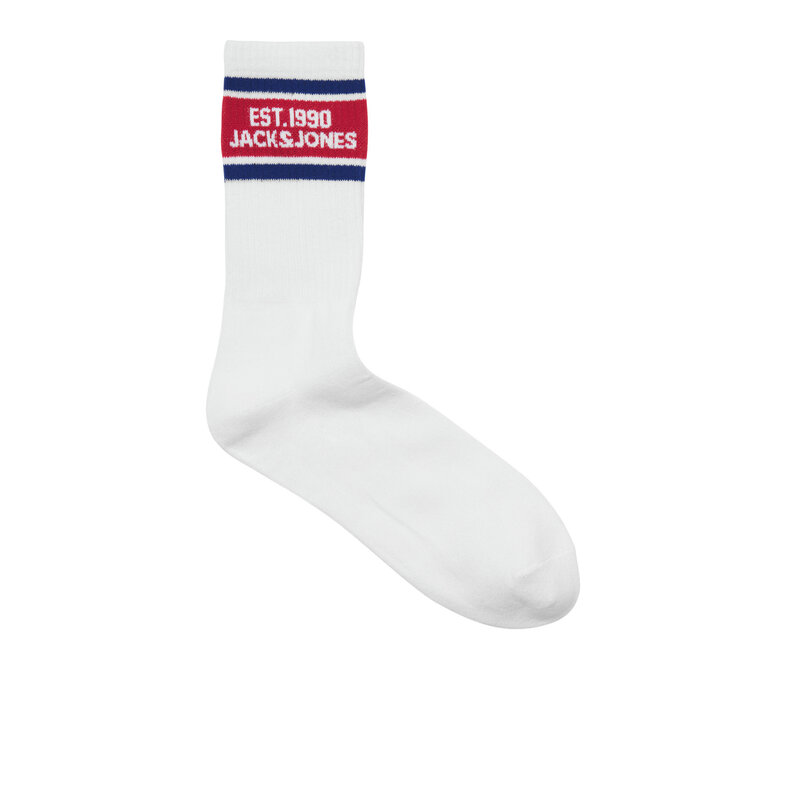 Jack & Jones Jack & Jones Men's Sports Socks JACGREG Tennis Socks 3-Pack White