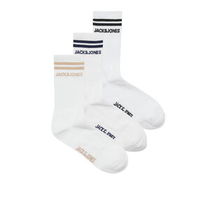 Jack & Jones Heren Sokken JACOLLIE STATEMENT 3-Pack Wit