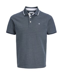 Jack & Jones Heren Polo JJEPAULOS Grijsblauw
