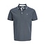Jack & Jones Jack & Jones Heren Polo JJEPAULOS Grijsblauw