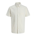 Jack & Jones Jack & Jones Heren Linnen Blouse JJEBREEZE Effen Wit