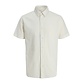Jack & Jones Jack & Jones Men's Linen Blouse JJEBREEZE Plain White