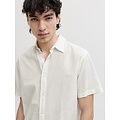 Jack & Jones Jack & Jones Men's Linen Blouse JJEBREEZE Plain White