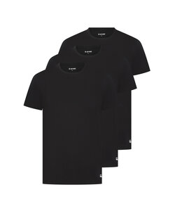 G-Star Men's Undershirt Bamboo COVE T-shirt Round Neck 3-Pack Solid Black