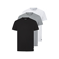 G-Star G-Star Heren Ondershirt Bamboe COVE T-shirt Ronde Hals 3-Pack Effen Wit/Grijs/Zwart