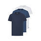 G-Star G-Star Heren Ondershirt Bamboe COVE T-shirt Ronde Hals 3-Pack Effen Blauw/Wit/Navy