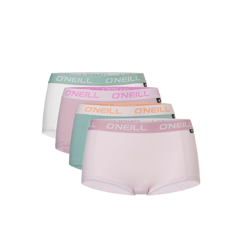 O'Neill O'Neill Boxer Shorts Ladies 4-Pack Solid Multi