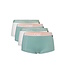 O'Neill O'Neill Boxer Shorts Ladies 4-Pack Plain Light Green/Marshmallow