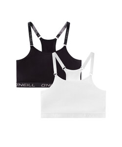 O'Neill Dames Short Top Bralette 2-Pack Effen Multi