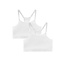 O'Neill O'Neill Dames Short Top Bralette 2-Pack Effen Wit