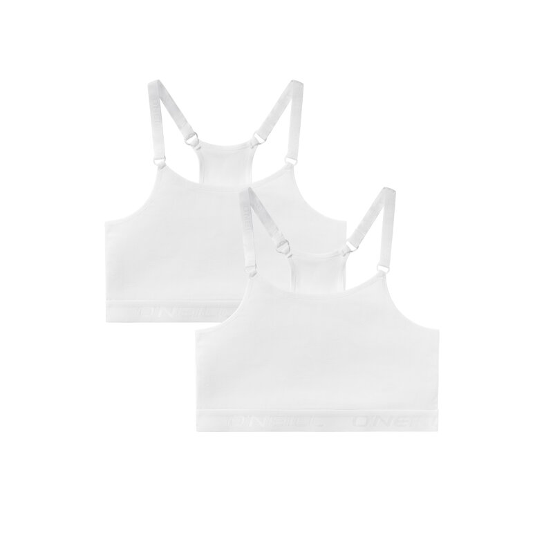 O'Neill O'Neill Ladies Short Top 2-Pack Plain White