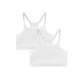O'Neill O'Neill Dames Short Top Bralette 2-Pack Effen Wit