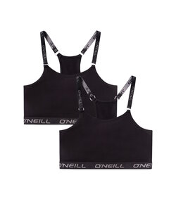 O'Neill Ladies Short Top 2-Pack Plain Black
