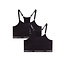 O'Neill O'Neill Ladies Short Top 2-Pack Plain Black