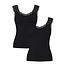 PIECES Pieces Ladies Top Lace PCBARBERA LACE 2-Pack Solid Black