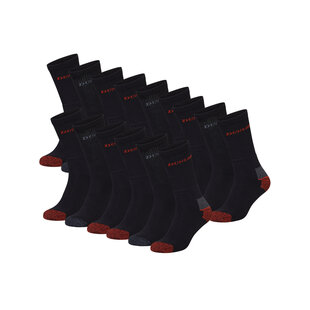 Dunlop Men's Work Socks 15-Pair Black