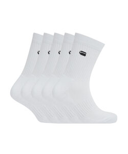 G-Star Men's Sports Socks KILN 5-Pack White